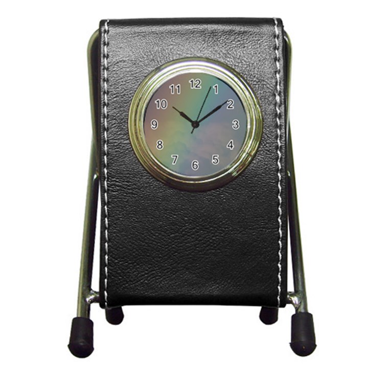 Between the Rainbow Pen Holder Desk Clocks