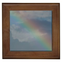 Rainbow In The Sky Framed Tiles