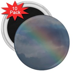 Rainbow In The Sky 3  Magnets (10 Pack) 