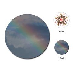 Rainbow In The Sky Playing Cards (round) 