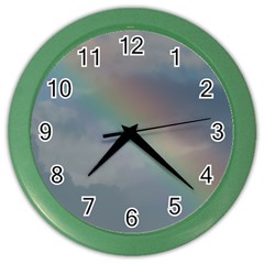 Rainbow In The Sky Color Wall Clocks