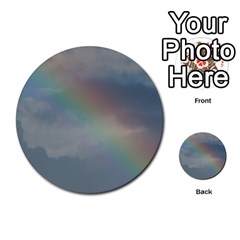 Rainbow In The Sky Multi-purpose Cards (round) 