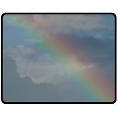 Rainbow In The Sky Fleece Blanket (medium) 