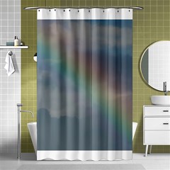 Rainbow In The Sky Shower Curtain 48  X 72  (small) 