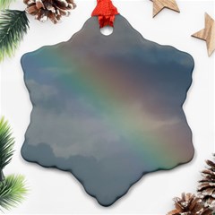 Rainbow In The Sky Ornament (snowflake) 