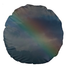 Rainbow In The Sky Large 18  Premium Round Cushions