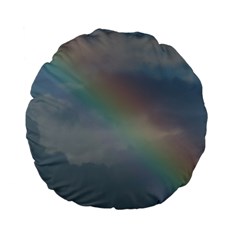 Rainbow In The Sky Standard 15  Premium Flano Round Cushions