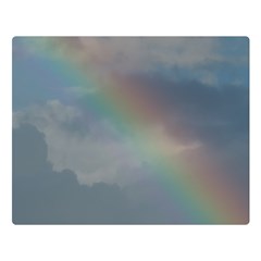 Rainbow In The Sky Double Sided Flano Blanket (large) 