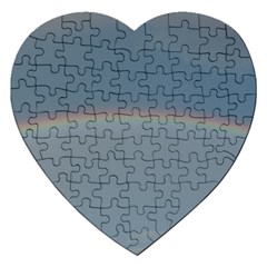 Colorful Rainbow Jigsaw Puzzle (heart)