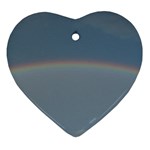 Colorful Rainbow Heart Ornament (2 Sides) Back