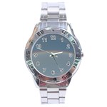 Colorful Rainbow Stainless Steel Analogue Watch Front