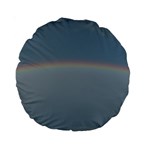 Colorful Rainbow Standard 15  Premium Round Cushions Front