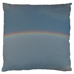 Colorful Rainbow Large Flano Cushion Case (One Side)