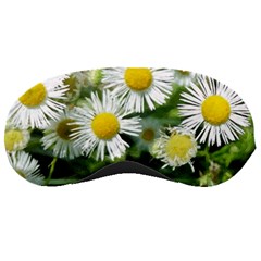 White Summer Flowers, Watercolor Painting Sleeping Masks by picsaspassion