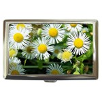 White summer flowers oil painting art Cigarette Money Cases Front