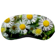 White Summer Flowers Oil Painting Art Sleeping Masks