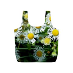 White Summer Flowers Oil Painting Art Full Print Recycle Bags (s) 