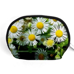 White Summer Flowers Oil Painting Art Accessory Pouches (medium) 