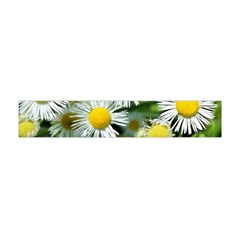 White Summer Flowers Oil Painting Art Flano Scarf (mini)