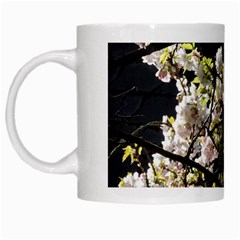 Japanese Cherry Blossom White Mugs