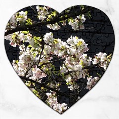 Japanese Cherry Blossom Jigsaw Puzzle (heart)