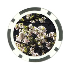 Japanese Cherry Blossom Poker Chip Card Guards