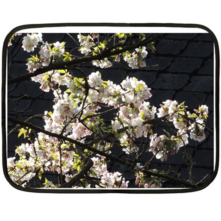 Japanese cherry blossom Double Sided Fleece Blanket (Mini) 