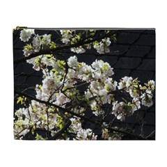 Japanese Cherry Blossom Cosmetic Bag (xl) by picsaspassion