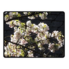 Japanese Cherry Blossom Fleece Blanket (small)