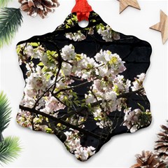 Japanese Cherry Blossom Snowflake Ornament (2-side)