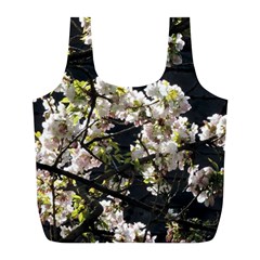 Japanese Cherry Blossom Full Print Recycle Bags (l) 