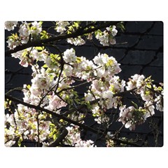 Japanese Cherry Blossom Double Sided Flano Blanket (medium) 