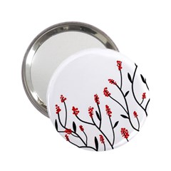 Elegant Tree 2 25  Handbag Mirrors