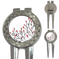 Elegant Tree 3-in-1 Golf Divots