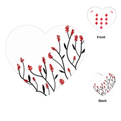 Elegant Tree Playing Cards (heart) 