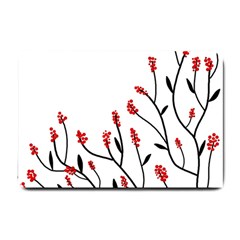 Elegant Tree Small Doormat  by Valentinaart