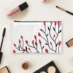 Elegant Tree Cosmetic Bag (medium)  by Valentinaart