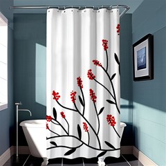 Elegant Tree Shower Curtain 36  X 72  (stall) 