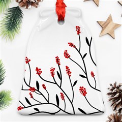 Elegant Tree Bell Ornament (2 Sides)