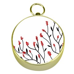 Elegant Tree Gold Compasses