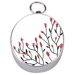 Elegant Tree Silver Compasses