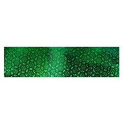 Ombre Green Abstract Forest Satin Scarf (oblong) by DanaeStudio