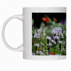 Wild Flowers White Mugs by picsaspassion