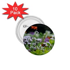 Wild Flowers 1 75  Buttons (10 Pack) by picsaspassion