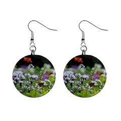 Wild Flowers Mini Button Earrings by picsaspassion