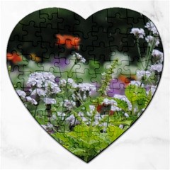 Wild Flowers Jigsaw Puzzle (heart)