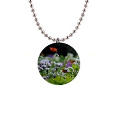 Wild Flowers Button Necklaces