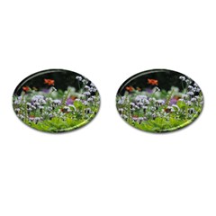 Wild Flowers Cufflinks (oval)