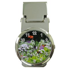 Wild Flowers Money Clip Watches