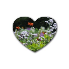 Wild Flowers Heart Coaster (4 Pack) 